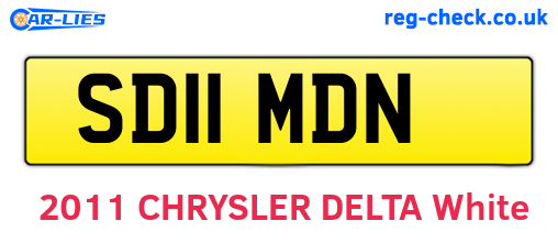 SD11MDN are the vehicle registration plates.