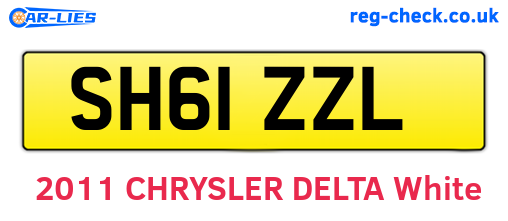 SH61ZZL are the vehicle registration plates.