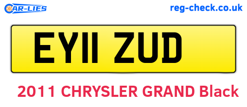 EY11ZUD are the vehicle registration plates.