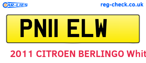 PN11ELW are the vehicle registration plates.