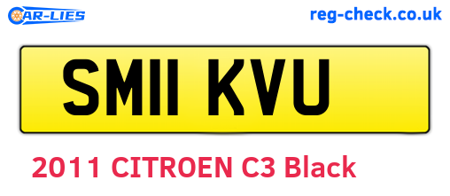 SM11KVU are the vehicle registration plates.