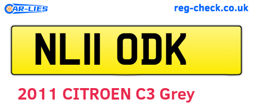 NL11ODK are the vehicle registration plates.