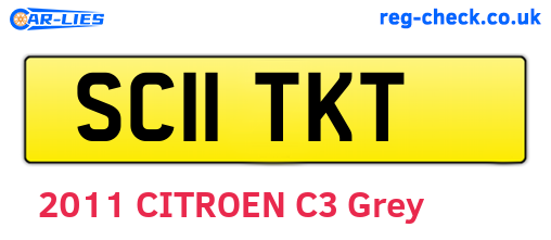 SC11TKT are the vehicle registration plates.