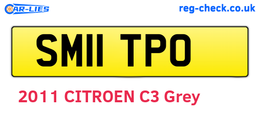 SM11TPO are the vehicle registration plates.