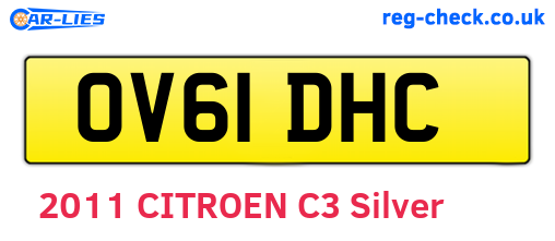 OV61DHC are the vehicle registration plates.