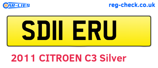 SD11ERU are the vehicle registration plates.
