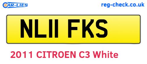 NL11FKS are the vehicle registration plates.