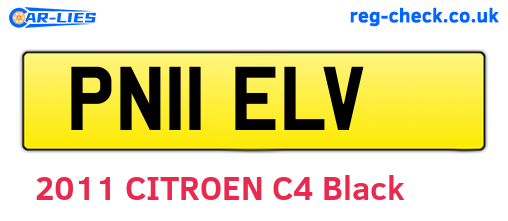 PN11ELV are the vehicle registration plates.