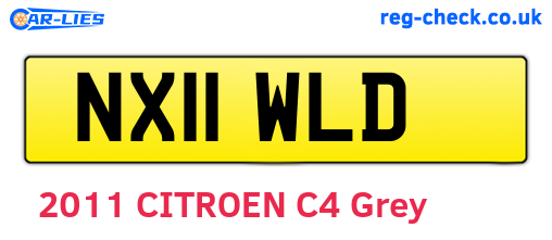 NX11WLD are the vehicle registration plates.