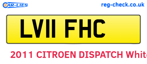 LV11FHC are the vehicle registration plates.