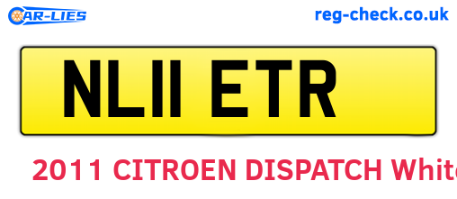 NL11ETR are the vehicle registration plates.