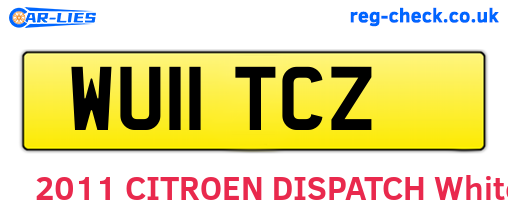 WU11TCZ are the vehicle registration plates.