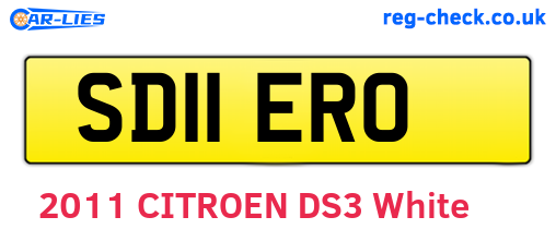 SD11ERO are the vehicle registration plates.