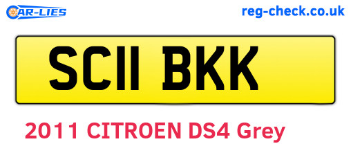 SC11BKK are the vehicle registration plates.
