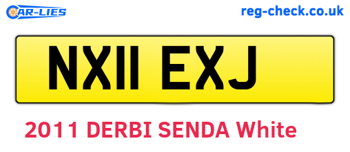 NX11EXJ are the vehicle registration plates.