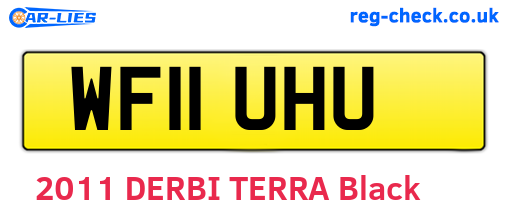 WF11UHU are the vehicle registration plates.