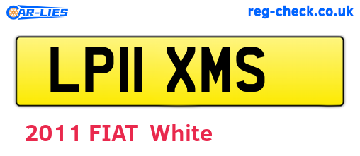 LP11XMS are the vehicle registration plates.