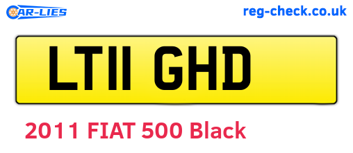 LT11GHD are the vehicle registration plates.