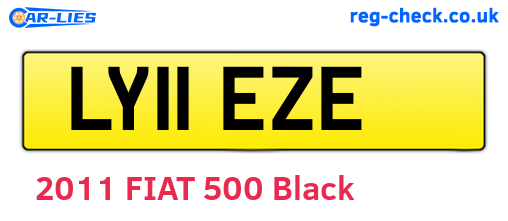 LY11EZE are the vehicle registration plates.