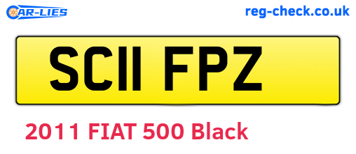 SC11FPZ are the vehicle registration plates.