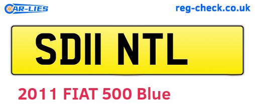 SD11NTL are the vehicle registration plates.