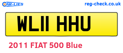 WL11HHU are the vehicle registration plates.