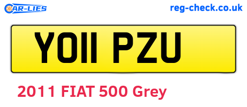 YO11PZU are the vehicle registration plates.