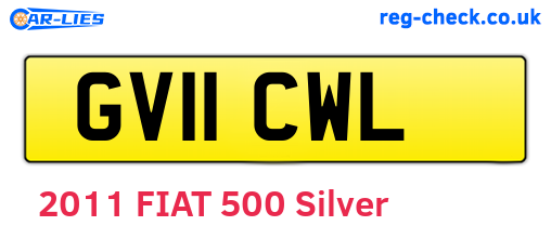 GV11CWL are the vehicle registration plates.