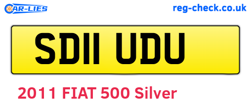 SD11UDU are the vehicle registration plates.