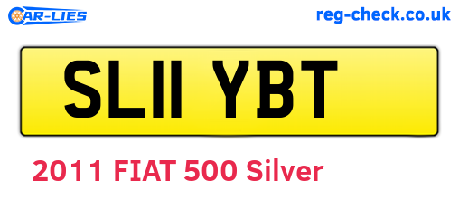 SL11YBT are the vehicle registration plates.
