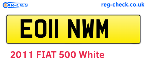 EO11NWM are the vehicle registration plates.