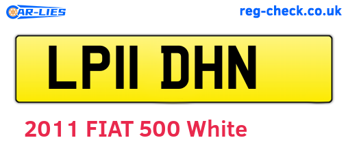 LP11DHN are the vehicle registration plates.