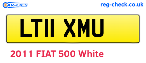 LT11XMU are the vehicle registration plates.