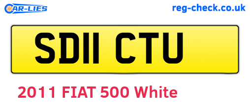 SD11CTU are the vehicle registration plates.