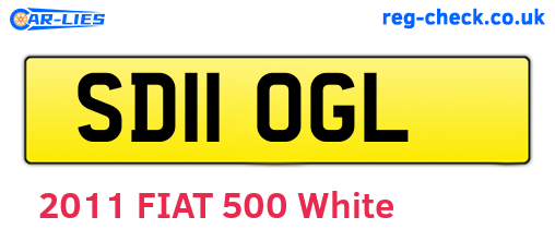 SD11OGL are the vehicle registration plates.