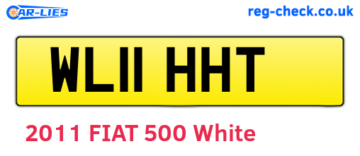 WL11HHT are the vehicle registration plates.