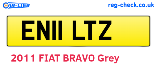 EN11LTZ are the vehicle registration plates.