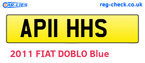 AP11HHS are the vehicle registration plates.