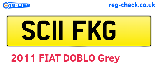 SC11FKG are the vehicle registration plates.
