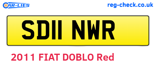 SD11NWR are the vehicle registration plates.