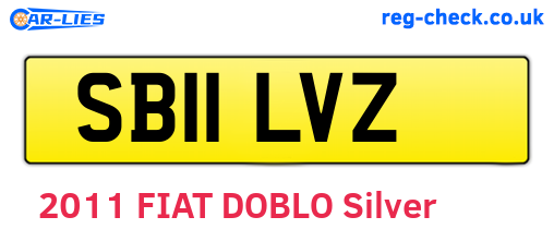 SB11LVZ are the vehicle registration plates.