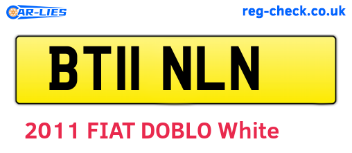 BT11NLN are the vehicle registration plates.