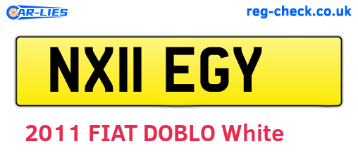 NX11EGY are the vehicle registration plates.