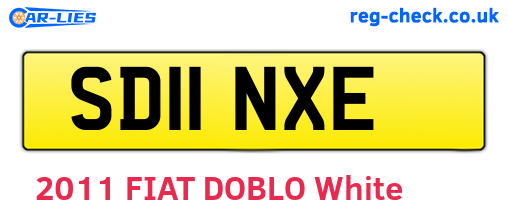 SD11NXE are the vehicle registration plates.
