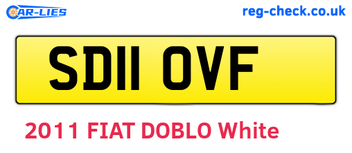 SD11OVF are the vehicle registration plates.