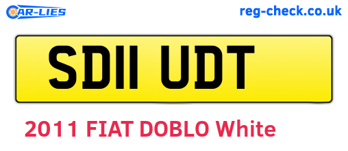 SD11UDT are the vehicle registration plates.
