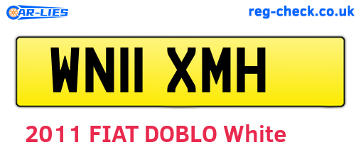 WN11XMH are the vehicle registration plates.