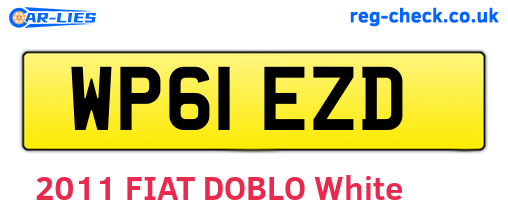 WP61EZD are the vehicle registration plates.
