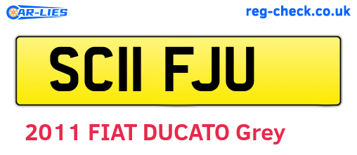 SC11FJU are the vehicle registration plates.