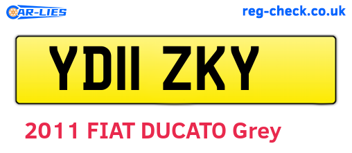 YD11ZKY are the vehicle registration plates.